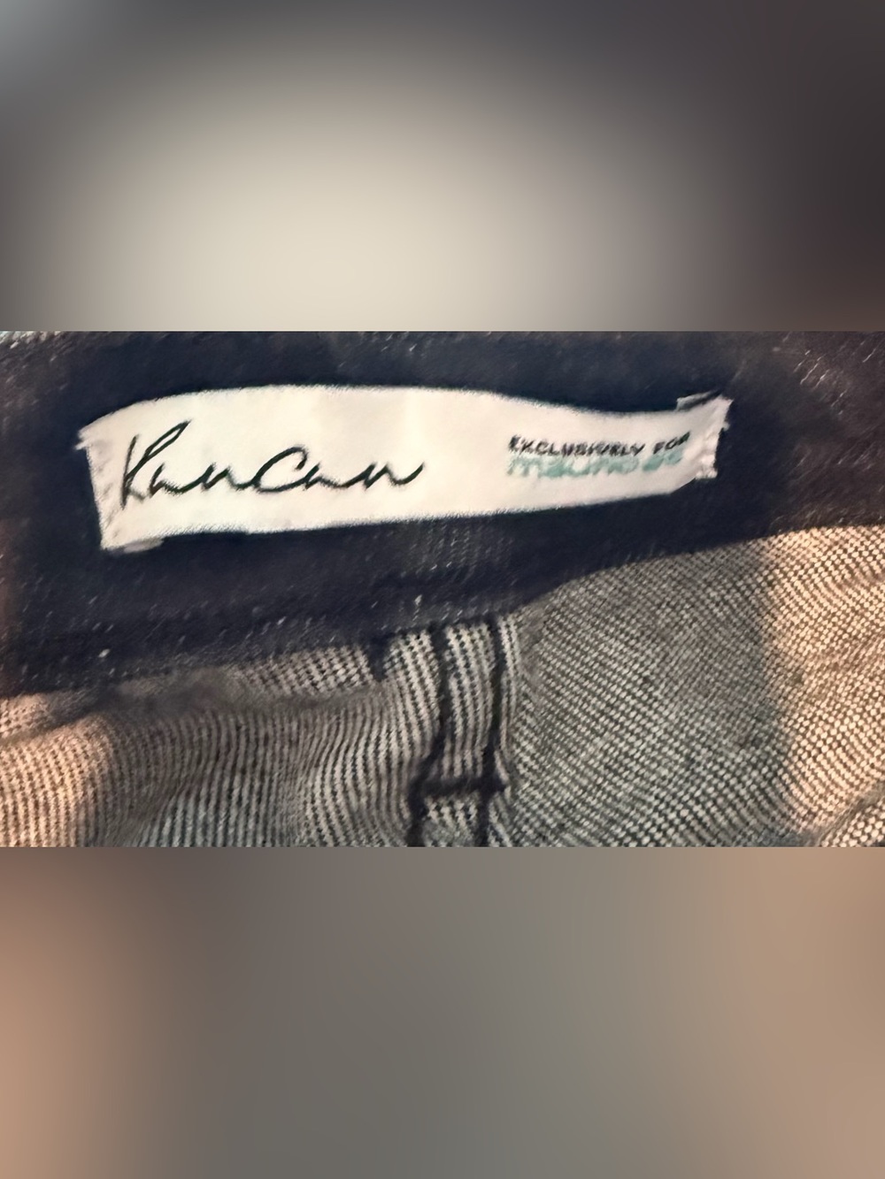 Kancan High Rise Washed black Frayed Hem Bootcut Jeans Women’s size 26 - Picture 3 of 7